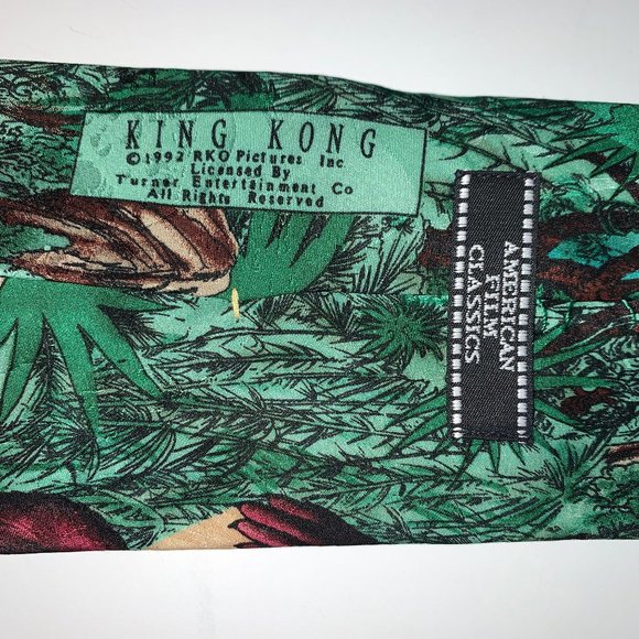 Vintage American Classic King Kong 100% Silk Tie - Picture 3 of 4